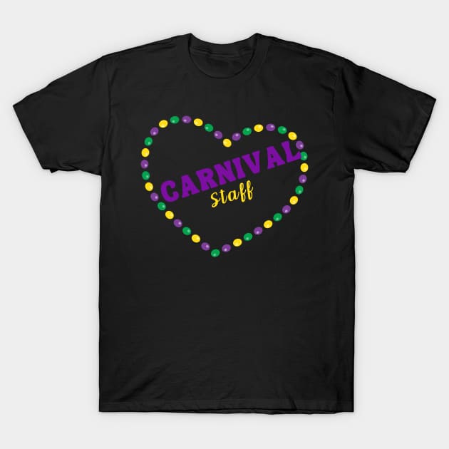 Carnival Staff Mardi Gras crew T-Shirt by Prints.Berry